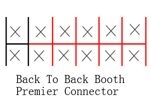 Back To Back Booth Premier Connector