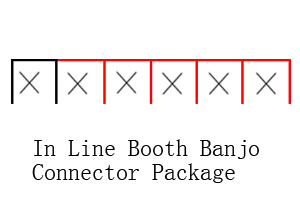 In Line Booth Banjo Connector