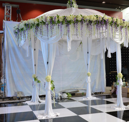 pipe and drape for wedding
